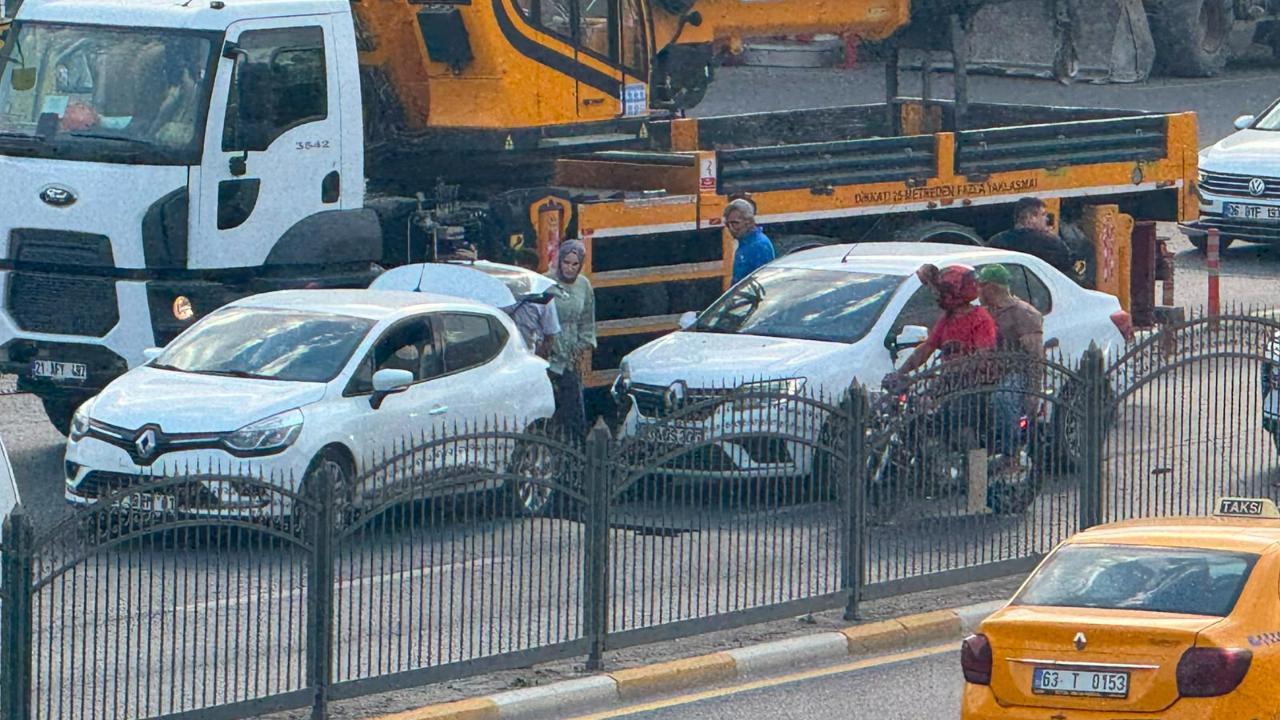 Urfa'da maddi hasarlı kaza meydana geldi!