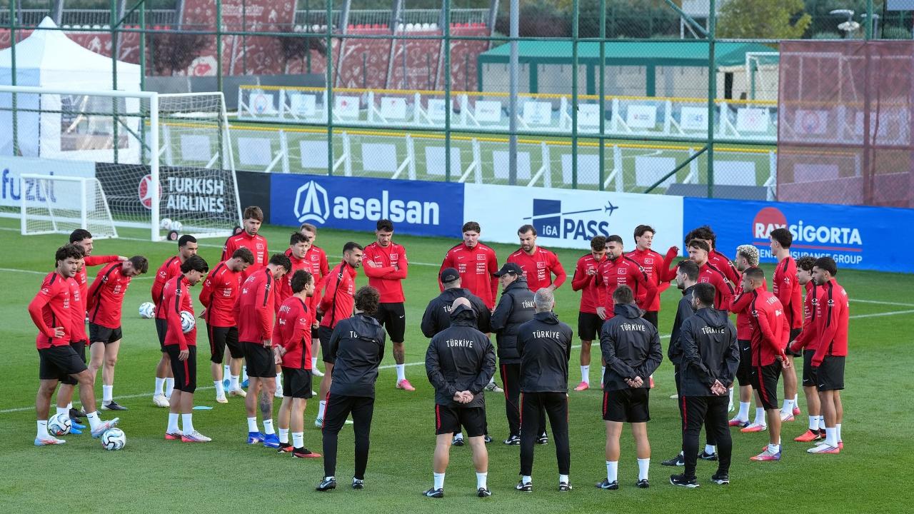 A Milli Futbol Takımı Belçika maçı hazırlıklarına devam etti!