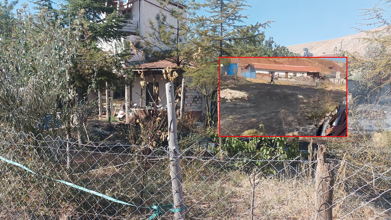 Bahçedeki kuru otları yakmak isterken feci şekilde can verdi!