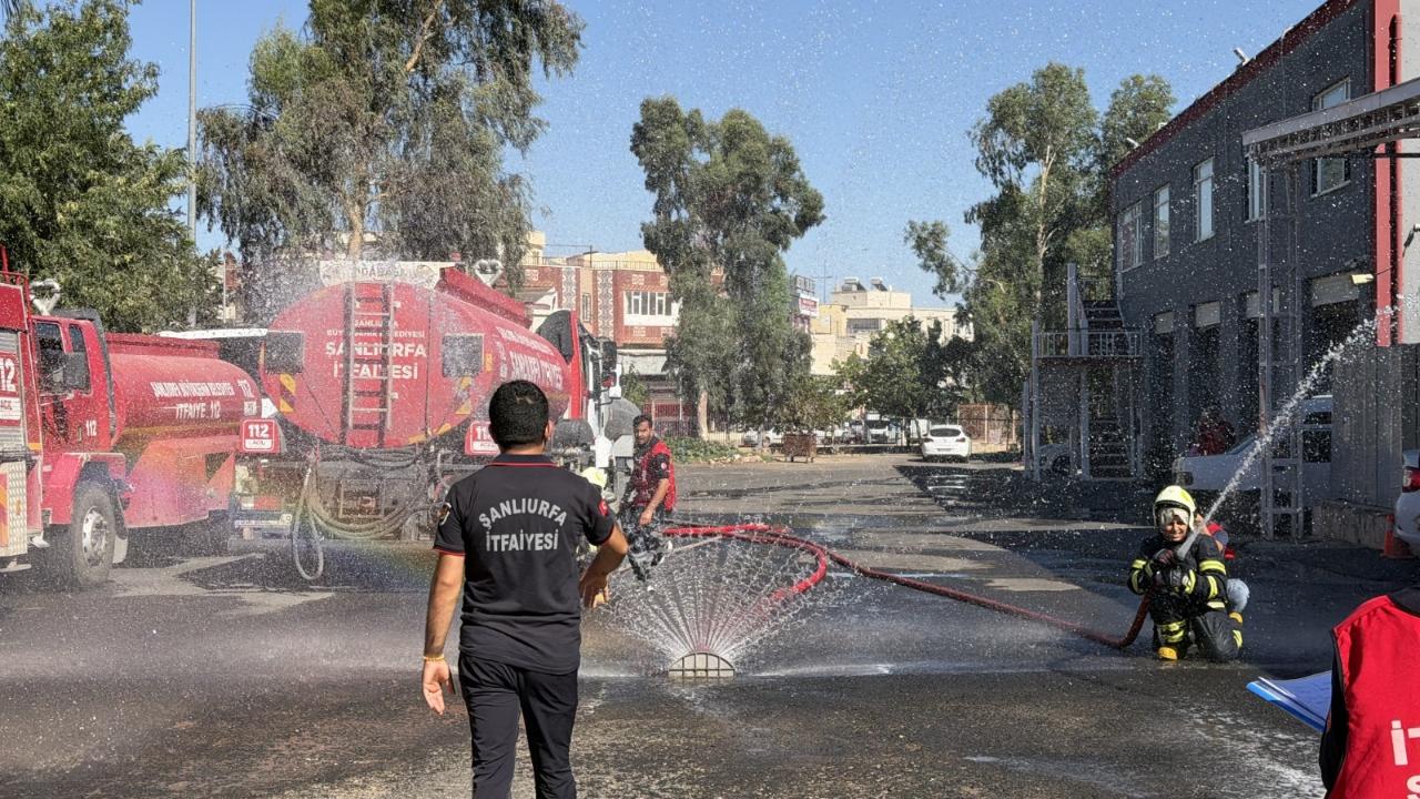 Şanlıurfa’da öğrenciler gerçeği aratmayan tatbikatlarla hazırlandı!