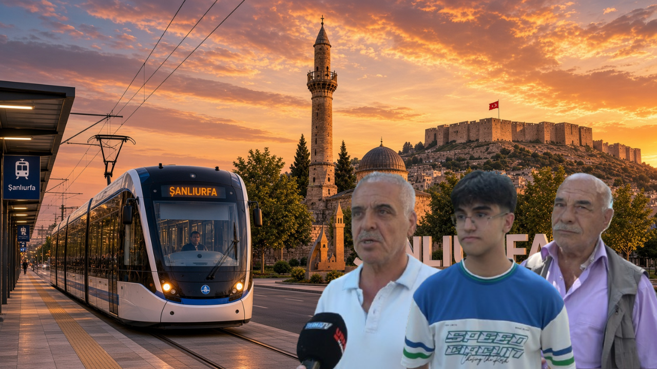 Şanlıurfa'da raylı sistem heyecanı: Vatandaşlar değerlendirdi!