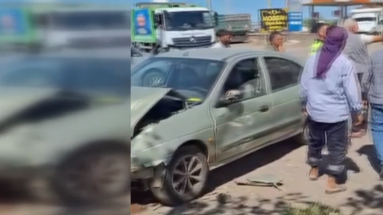 Urfa'da iki araç çarpıştı!