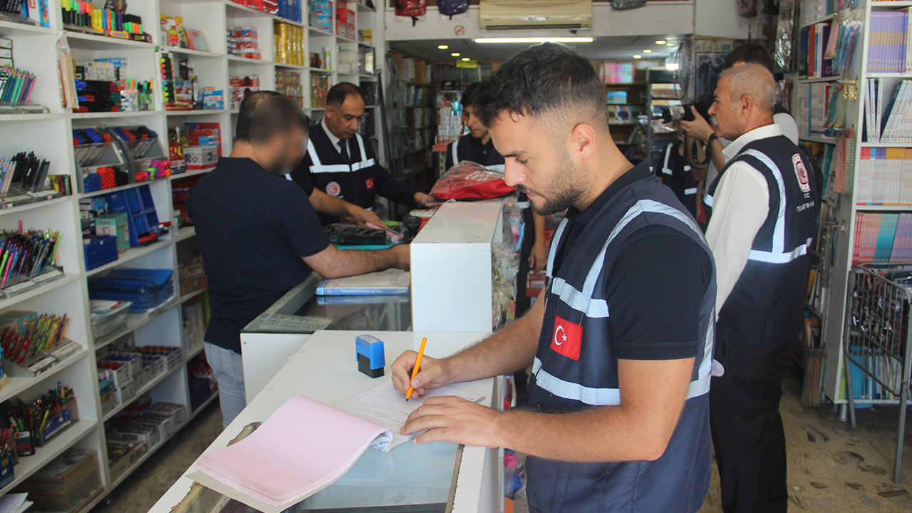 Urfa'da kırtasiye denetimlerinde 44 işletmeye ceza yağdı!