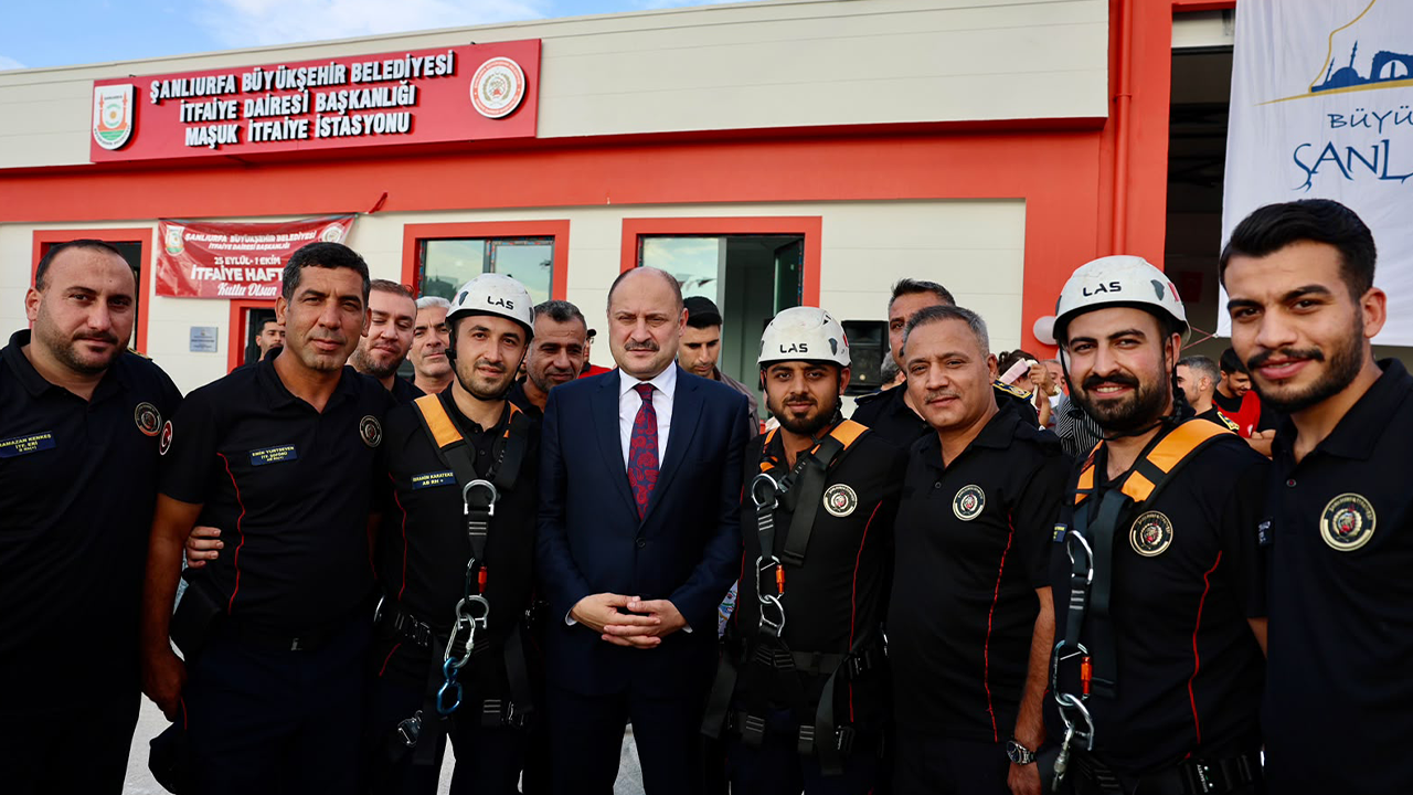 Urfa’da yeni itfaiye istasyonu hizmete açıldı!