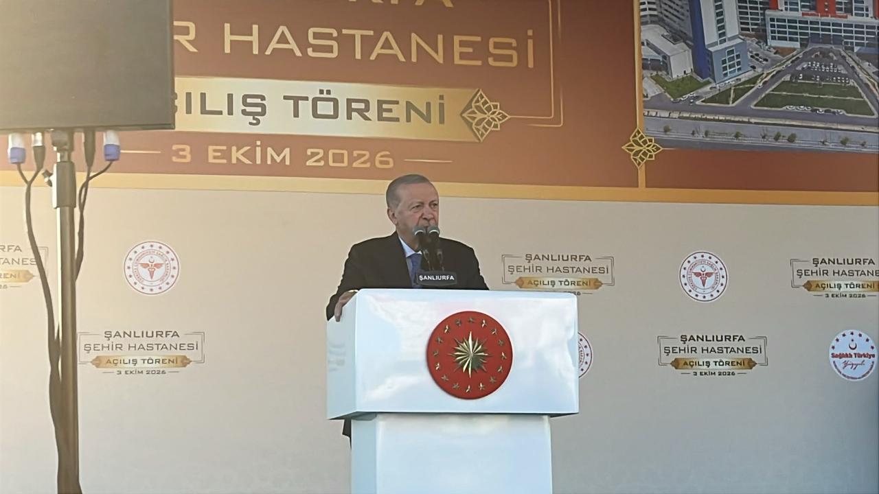 Cumhurbaşkanı Erdoğan Şanlıurfa Şehir Hastanesi Açılış Töreninde konuştu