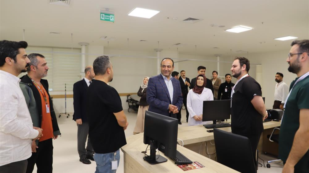 İl Sağlık Müdürü Doç. Dr. Berk’ten Şanlıurfa Şehir Hastanesine ziyaret