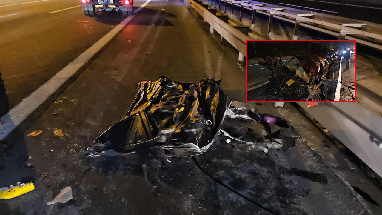Otomobil taksiye arkadan çarptı: Feci kazada ölü ve yaralılar var