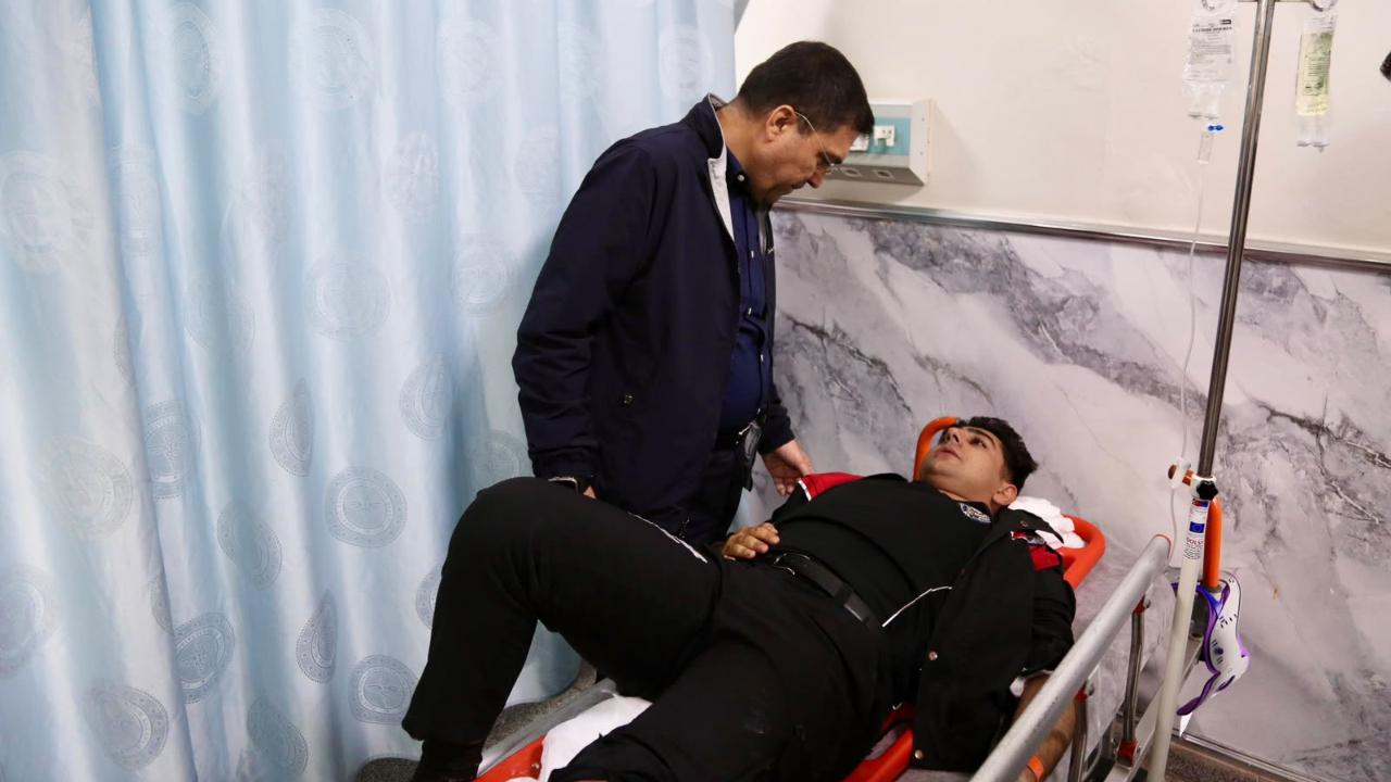Şanlıurfa’da kaza! İki polis yaralandı!