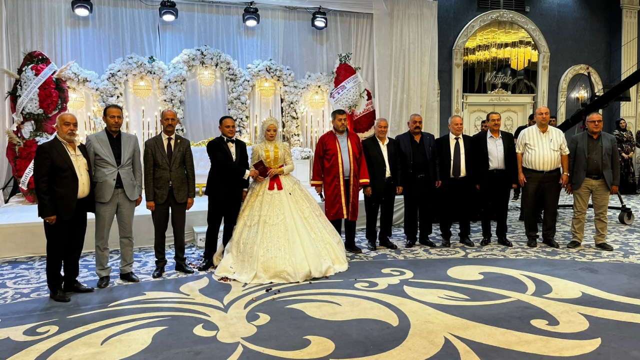 Şanlıurfa’da Poyraz ve Gümüş ailelerinin mutlu günü