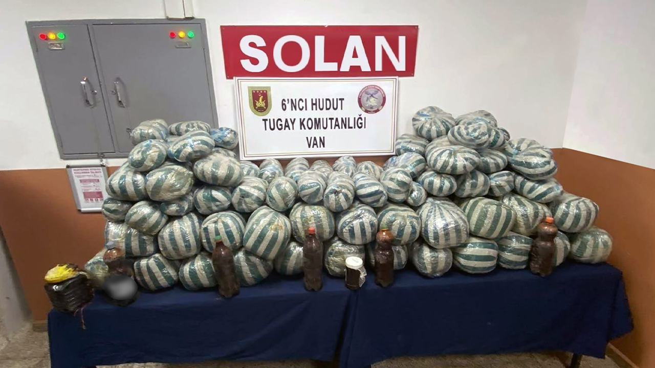 Sınırda binlerece kilo uyuşturucu madde ele geçirildi!