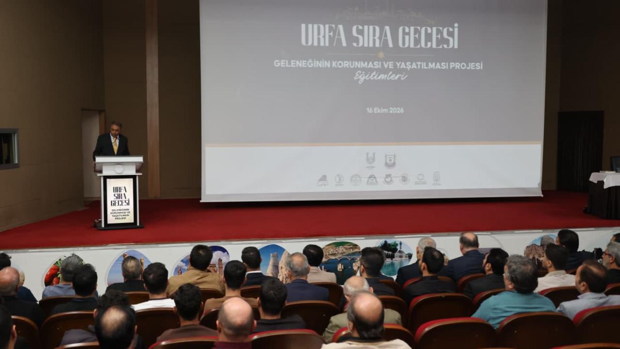 Urfa sıra gecesi geleneğinin korunması için kapsamlı çalışma!