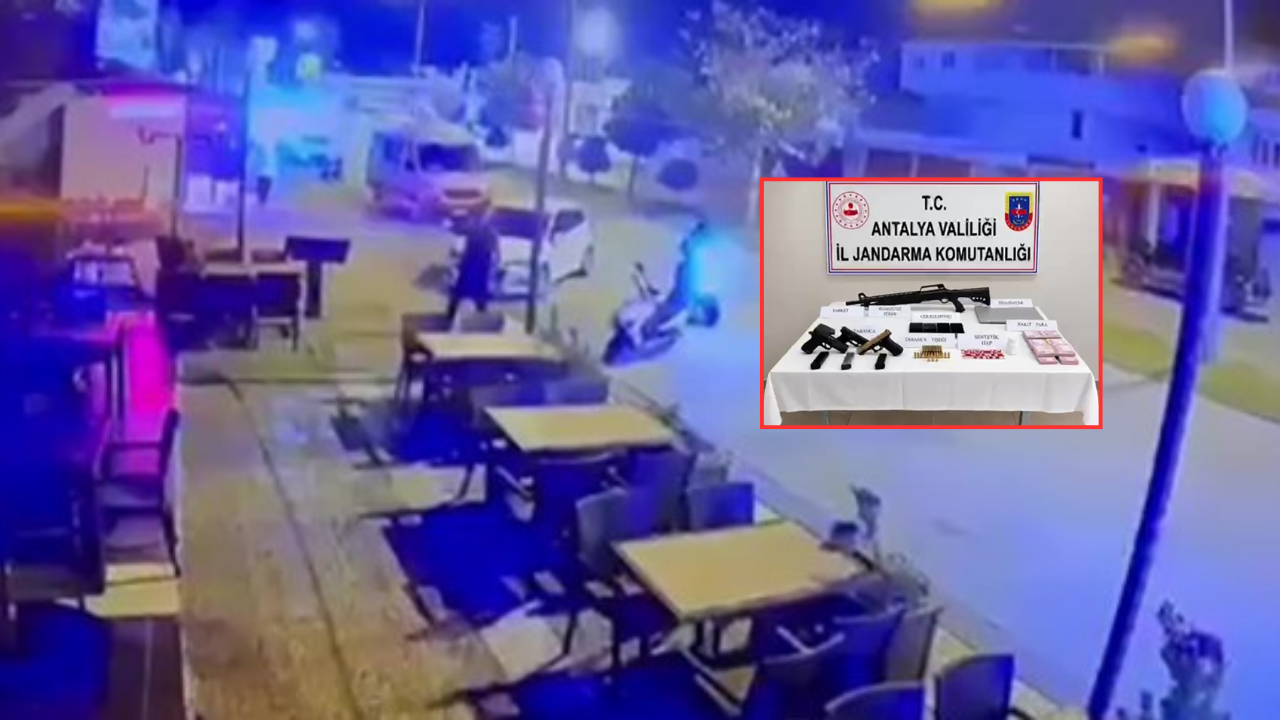 Plakasız motosikletle iş yerine silahlı saldırı