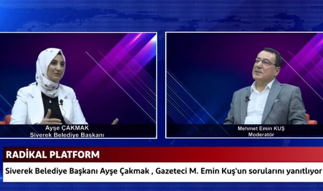 Başkan Ayşe Çakmak Radikal Platforma konuk oldu