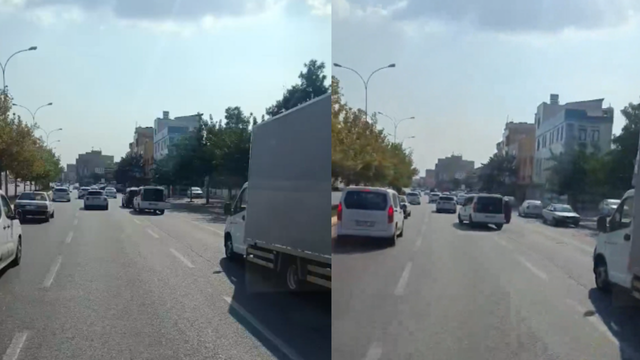 Şanlıurfa’da trafiği hiçe saydı! Kilometrelerce makas atarak ilerledi
