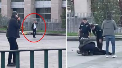 Çağlayan Adliyesi Önünde Şahıs Kendini Vurdu