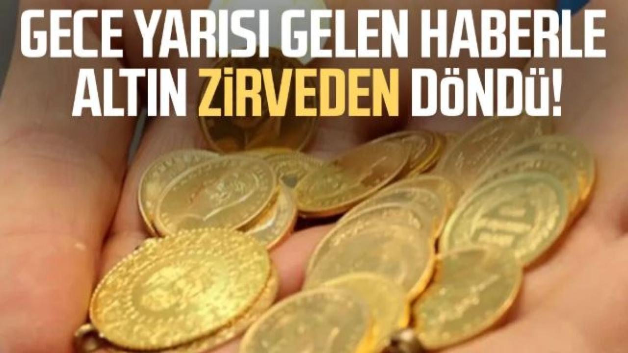 Gram Altın Zirveden Döndü!