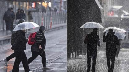Meteorolojiden 9 İle Sarı Kodlu Sağanak Uyarısı