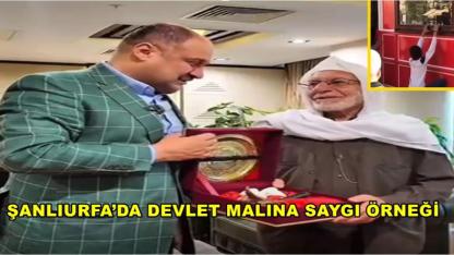 Şanlıurfa’da Devlet Malına Saygı Örneği