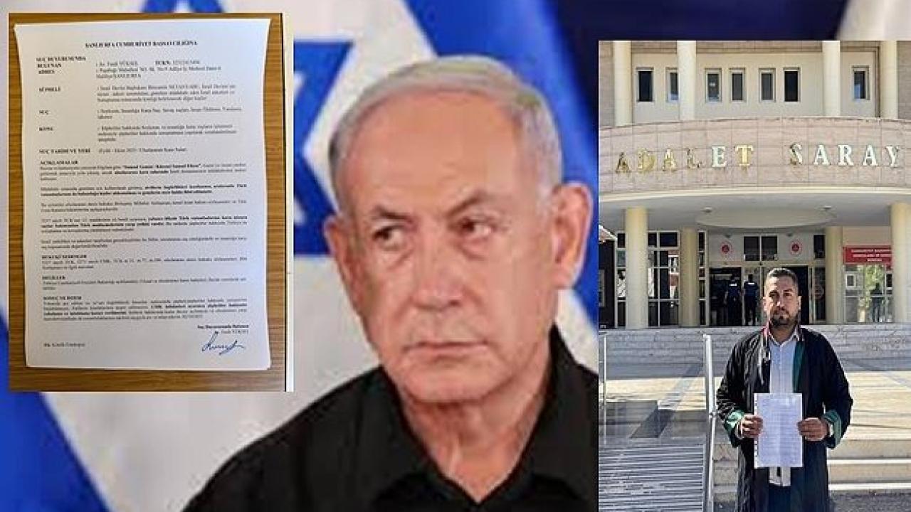 Şanlıurfa'da İsrail Askeri Ve Netanyahu Hakkında Suç Duyurusu