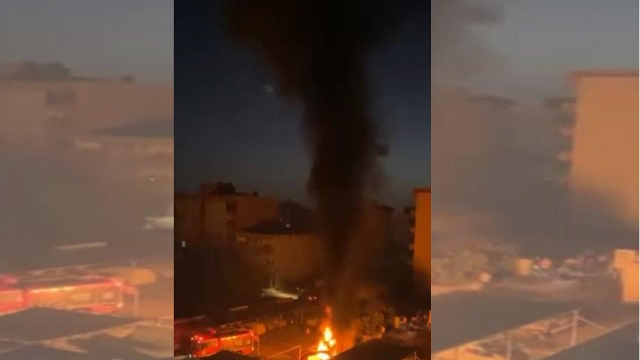 Şanlıurfa'da Traktör Alev Topuna Döndü