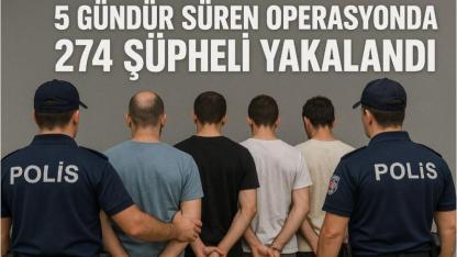Siber Suçlara Yönelik Operasyon: 274 Şüpheli Yakalandı