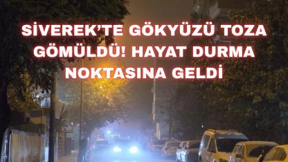 Siverek’te Gökyüzü Toza Gömüldü! Hayat Durma Noktasına Geldi