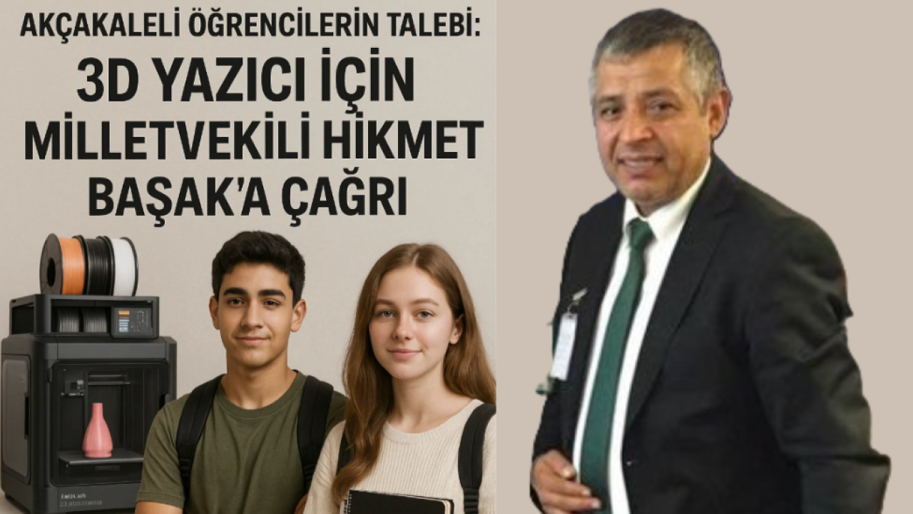 Akçakaleli Öğrencilerin Talebi: 3D Yazıcı İçin Milletvekili Hikmet Başak’a Çağrı