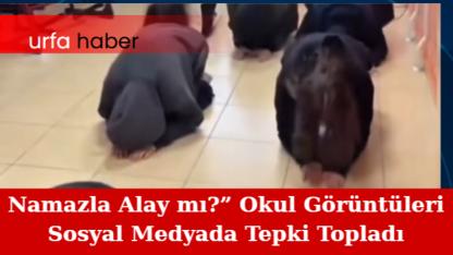 "Namazla Alay mı?” Görüntüleri Sosyal Medyada Tepki Topladı!