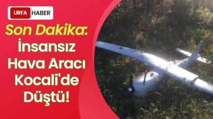 Son Dakika: İnsansız Hava Aracı Kocali'de Düştü!