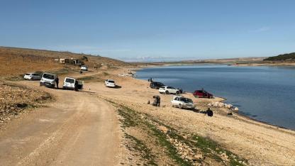 Güneşli havayı fırsat bilenler Bozova Çatak’a akın etti!