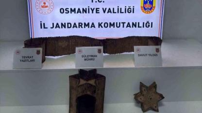 Osmaniye’de Süleyman mührü ve Tevrat içeren tarihi yazıt ele geçirildi!