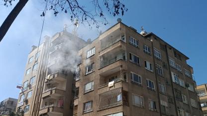 Şanlıurfa'da apartman dairesinde korkutan yangın!
