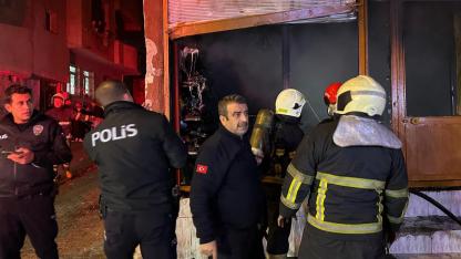 Şanlıurfa'da bir iş yerinde yangın çıktı!