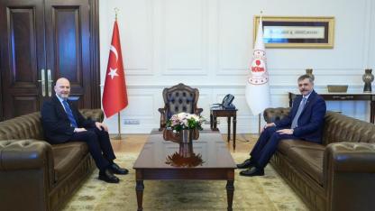 Süleyman Soylu'dan İçişleri Bakanı Mustafa Çiftçi'ye ziyaret!