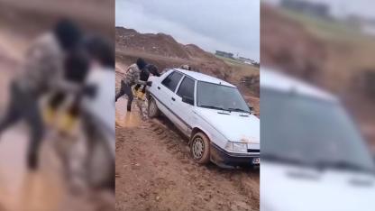 Urfa'nın Viranşehir ilçesinde bozuk yol çilesi!