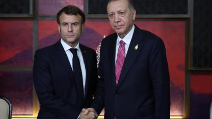 Macron, Cumhurbaşkanı Erdoğan ile görüştü!