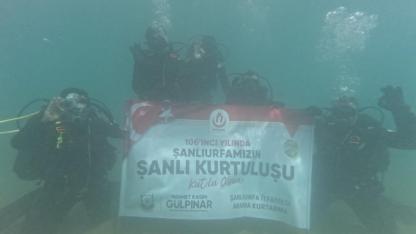 Kurtuluş coşkusu bu kez Fırat’ın derinliklerinde yaşandı!