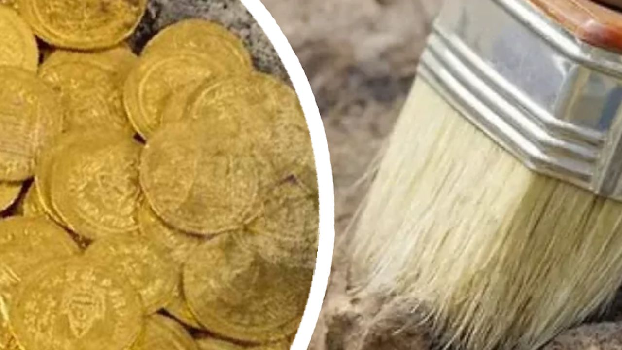 Toprağın altından altın ve mücevher fışkırdı