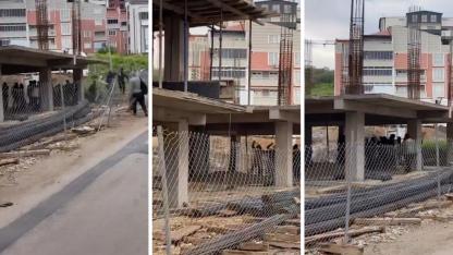 İnşaat alanında sopalı kavga: İşçiler birbirine girdi!