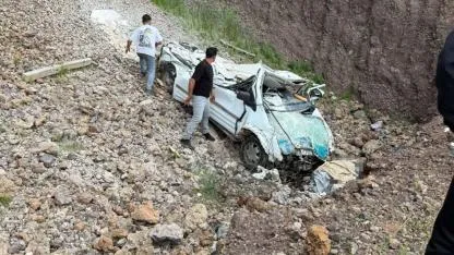 Urfa’da acı olay: Kontrolden çıktı uçuruma yuvarlandı!