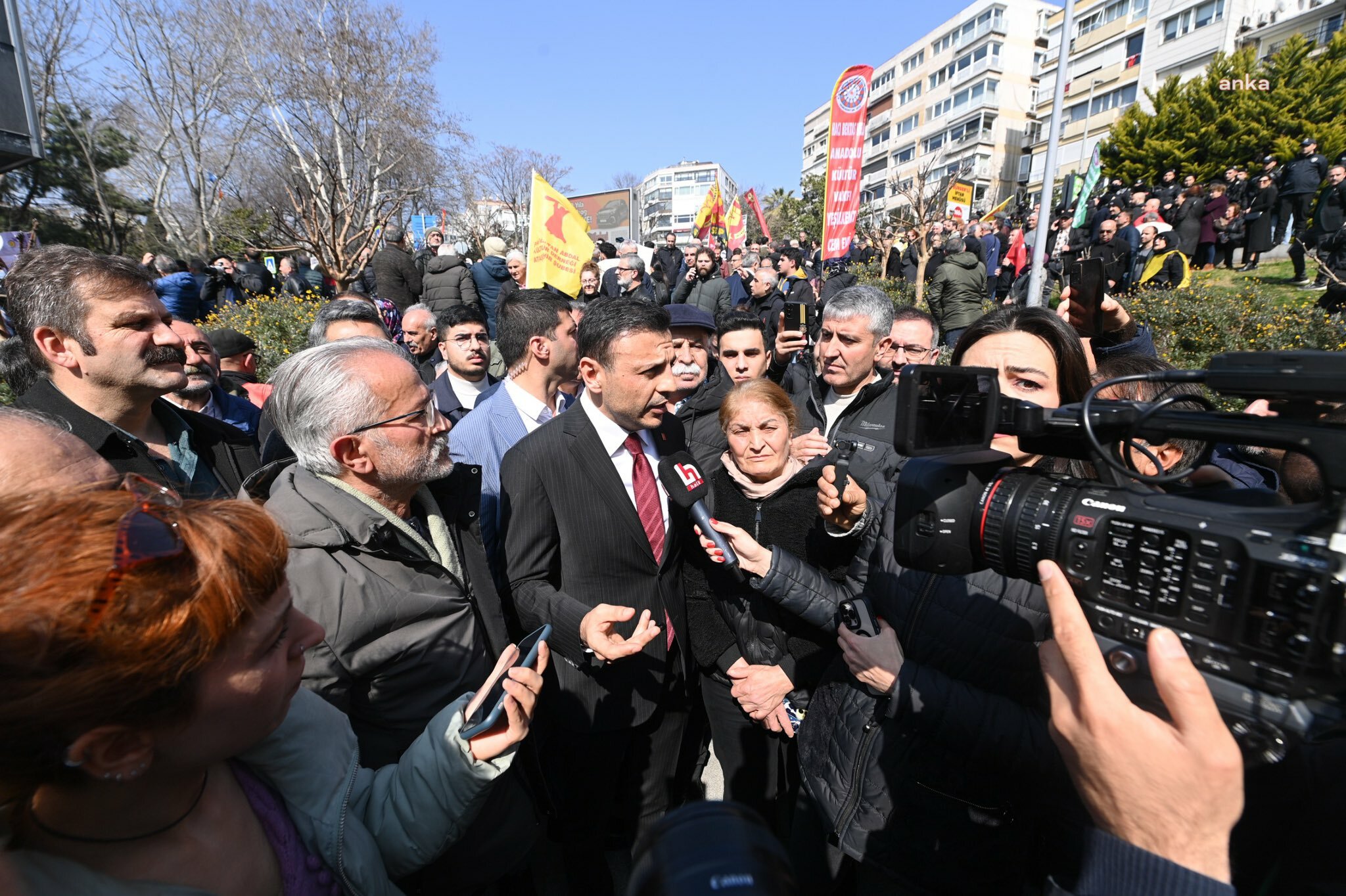Alevi Örgütlerinin Yürüyüşü Engellendi.