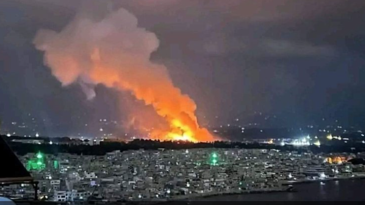 İsrail, Suriye'nin Liman Kentini Vurdu