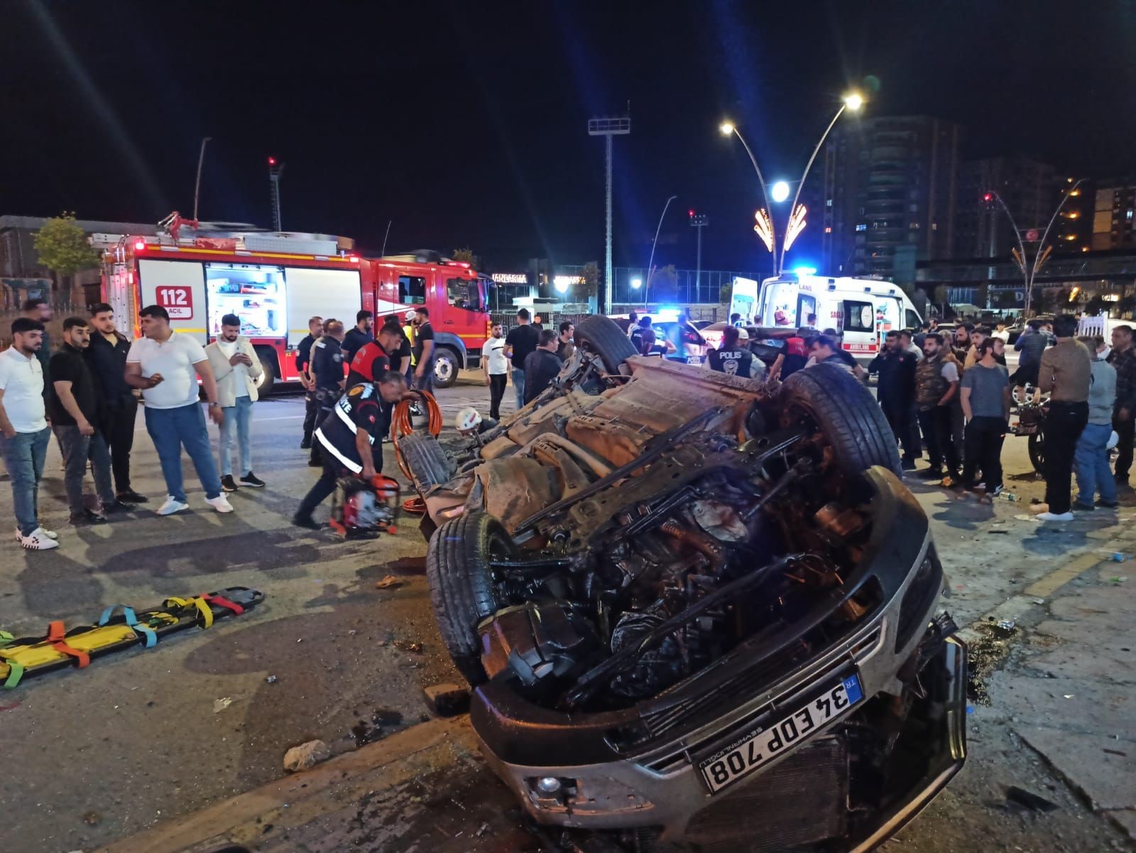 Şanlıurfa’da otomobil takla attı: 2 ölü, 1 yaralı