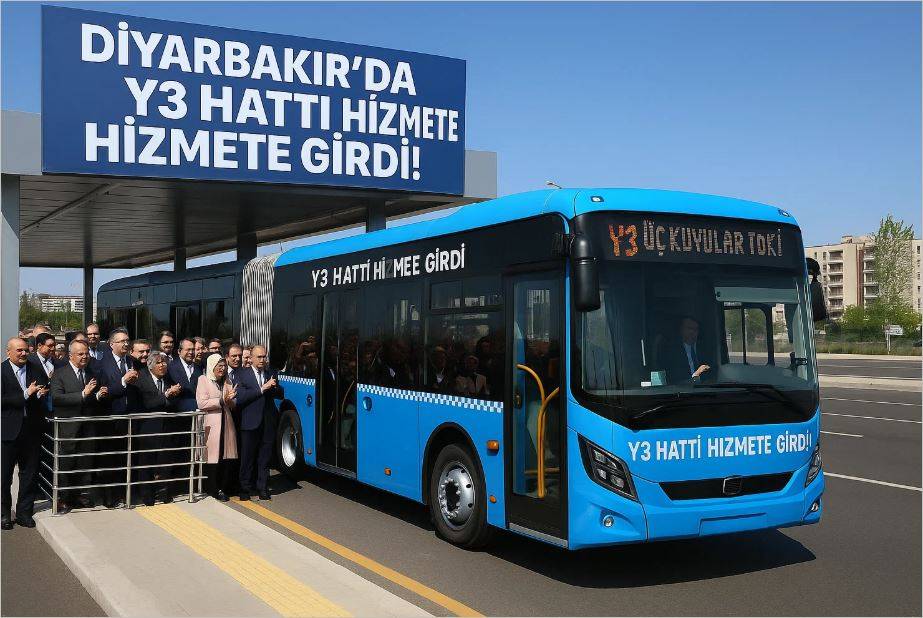 Diyarbakır’da Y3 Hattı Hizmete Girdi!