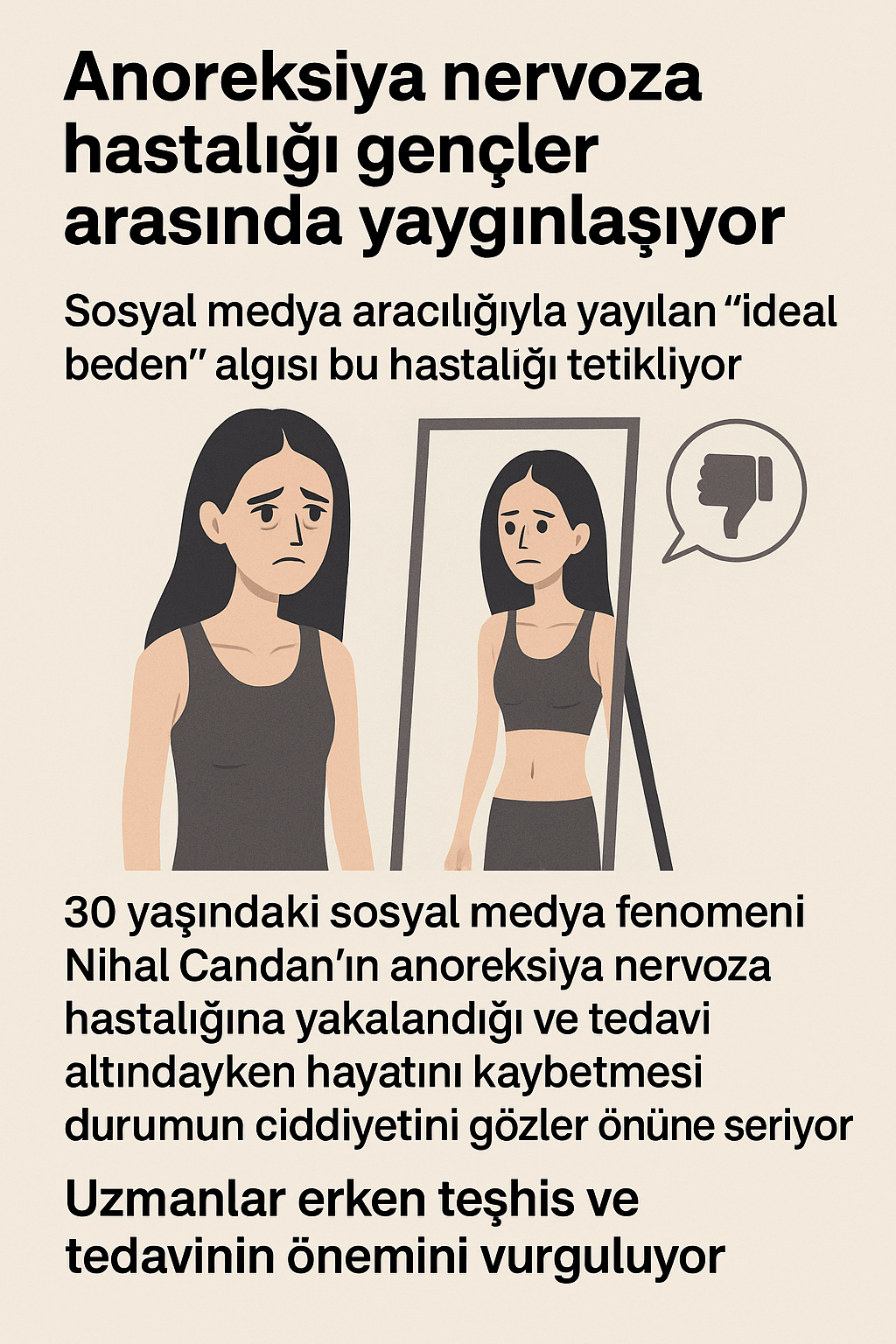 Anoreksiya Nervoza Gençler Arasında Yaygınlaşıyor !