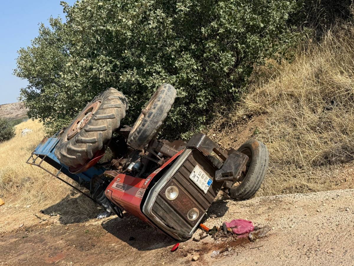 Halfeti’de Traktör Devrilmesi Sonucu 3 Kişi yaralandı