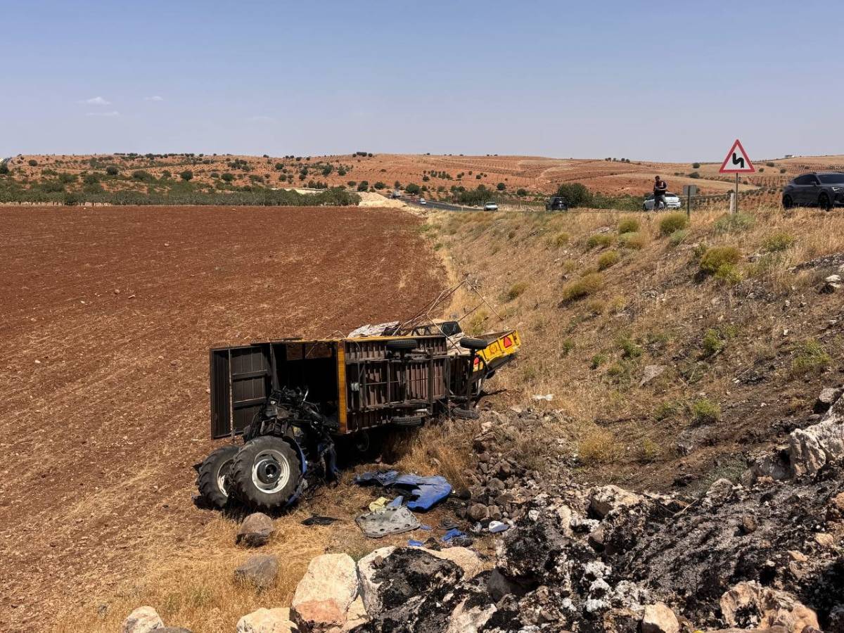 Şanlıurfa’da Devrilen Traktör Can Aldı: 2 Ölü !