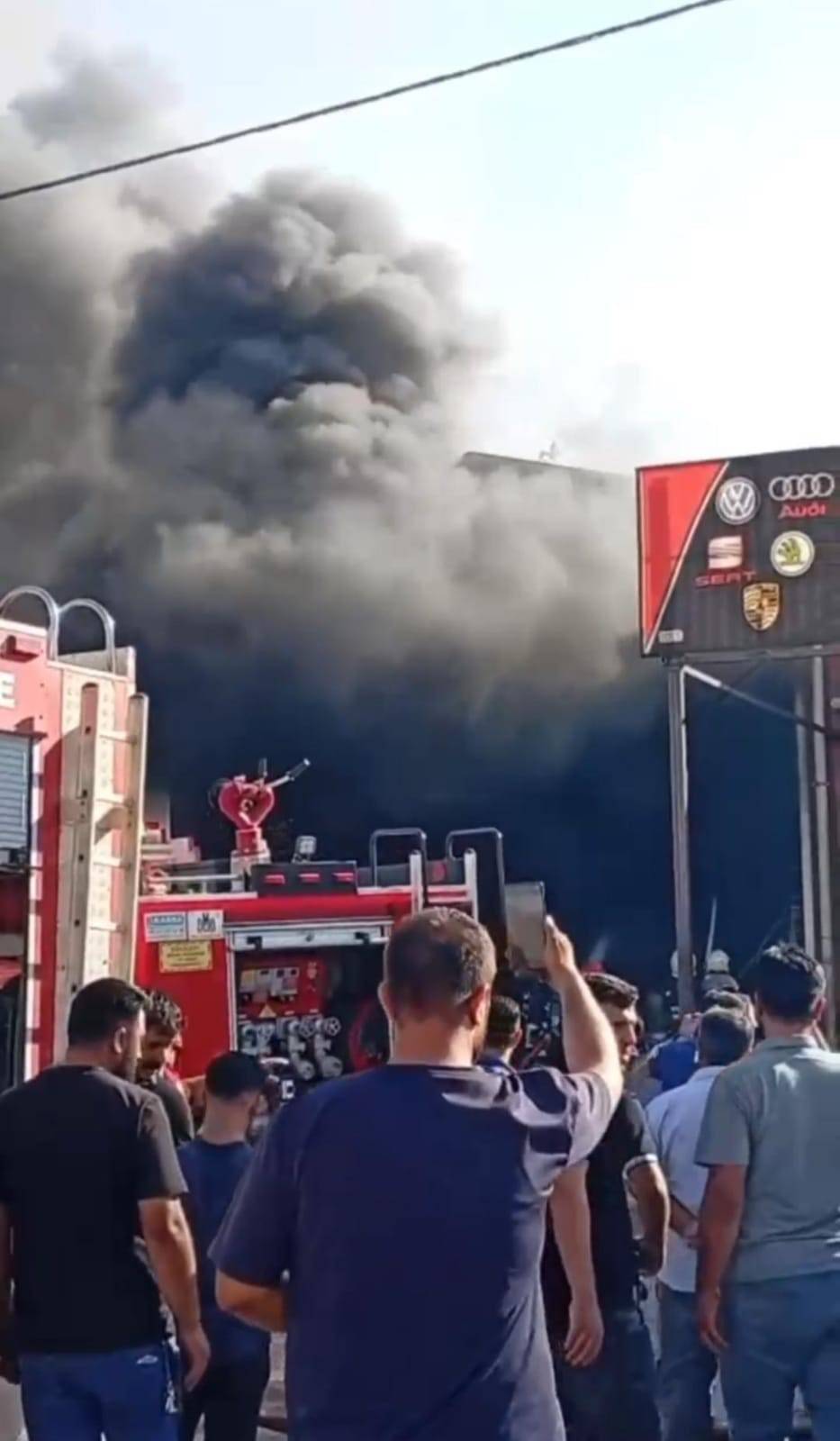 Şanlıurfa'da İş Yerinde Çıkan Yangını Kontrol Altına Alındı