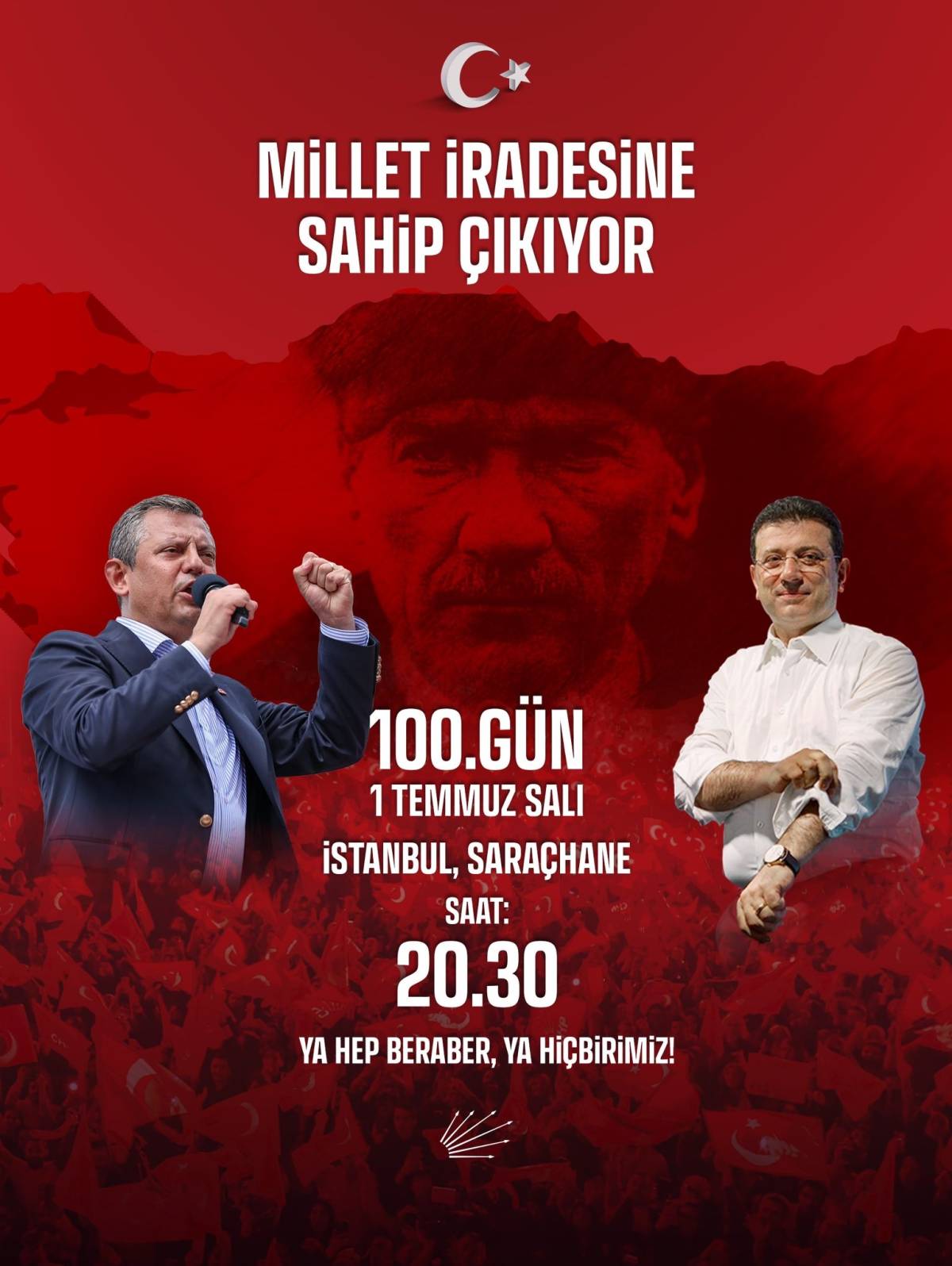CHP'den Saraçhane Çağrısı: " Boyun Eğmeyeceğiz"