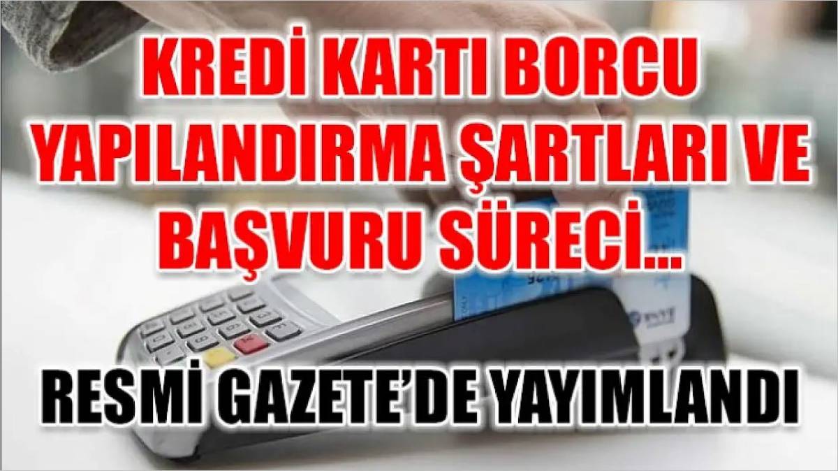 Beklenen Borç Yapılandırması Resmi Gazete'de Yayınlandı